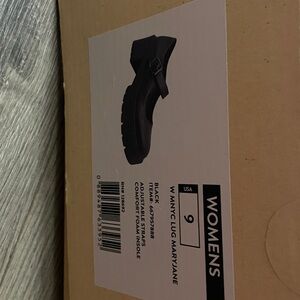 Madden NYC Mary Jane’s with thick rubber soles.